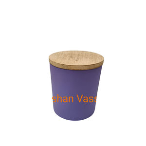ROSHAN HANDICRAFTS Pot à bougie en verre artisanal écologique Forme personnalisable pour la décoration de la maison pour Noël Saint-Valentin - Product Image 5