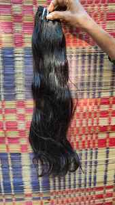 Extensiones de cabello crudo alineadas con cutícula virgen Remy India de un solo donante 1kg trama doble de estilo ondulado indio - Product Image 5