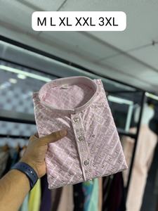 Fabricante y proveedor de kurta pajama de rayón con trabajo de Lucknowi y lentejuelas para festivales, desde Surat, al precio más bajo. - Product Image 6