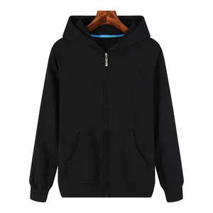 Toptan custom made yeni tasarım yan cep ile 2024 erkek fermuar hoodies hızlı kuru nefes özel logo ve boyutu ile