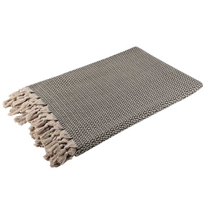 Plaid personnalisé en gros pour canapé, lit, fauteuil – Couverture douce et chaude 100 % coton turc – Décoration de luxe pour la maison, couverture de voyage - Product Image 3