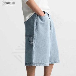 2025 High Quality Custom Casual Sweat <b>Shorts</b> Knee Cotton <b>Men</b> Plain Long Drawstring <b>Jogging</b> Quick Dry Canvas Mid Waist Customized - Product Image 3
