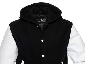 แจ็กเก็ตเบสบอลแขนยาวของผู้ชายผ้าวูลคุณภาพดีดีไซน์ล่าสุดสำหรับใช้กลางแจ้งในฤดูหนาวงานตามสั่ง - Product Image 3