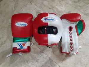 ชุดชกมวยที่ชนะการปรับแต่งได้วัสดุหนังพร้อมโลโก้ที่กำหนดเองได้ GW-SW-002 - Product Image 6