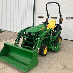 Comprar Tractor usado John Deer 1025R con cortacésped y pala cargadora frontal 4x4 25 HP Tractor precio barato 4 ruedas Tractor 4 venta - Product Image 1