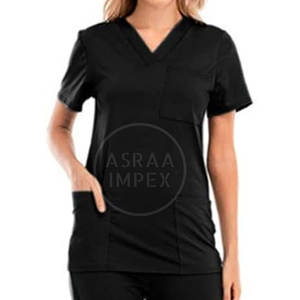 ยูนิฟอร์มสครับทางการแพทย์สีพื้นน้ำหนักเบาเครื่องแบบแพทย์ชุดสครับทางการแพทย์สไตล์ล่าสุด - Product Image 6