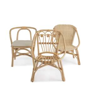 Lovely comfy <b>chair</b> for children furniture handcrafted rattan kids dining <b>chairs</b> supplier price - Product Image 5