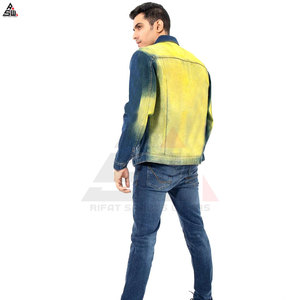 Top Fashion Men's Canvas <b>Denim</b> <b>Jacket</b> Thin <b>Lightweight</b> Breathable Casual Classic Elasticity High Quality - Product Image 2