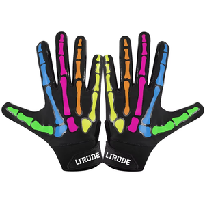 Gants de football américain personnalisés, gants de réception de football résistants à l'usure de marque pour le service OEM pour adultes avec fonction collante - Product Image 6