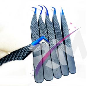 RMI ชุดแหนบต่อขนตาสีปลายพลาสม่าสีม่วงและเคลือบด้วยผงสีดำ - Product Image 1