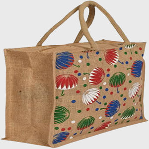 Producto de Venta caliente de alta calidad logotipo personalizado yute bolsa de compras bolsa de lona de algodón artículo personalizado estilo patrón carta promoción IND - Product Image 5