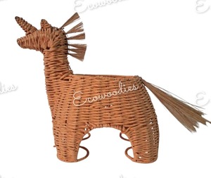 New Collection <b>for</b> Nursery Decor Animal Shape Rattan Big Storage <b>Basket</b> Home Storage & Organization <b>For</b> Kids Toys & Laundry - Product Image 4
