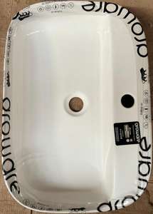 อ่างล้างหน้าเซรามิกทรงสี่เหลี่ยมสำหรับห้องน้ำอ่างล้างหน้าศิลปะ - Product Image 5