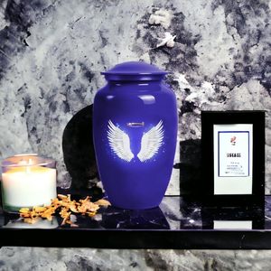 Angles Wings Urn <b>for</b> Adults <b>Ashes</b> Female & Male Burial Cremation Urns <b>for</b> Human <b>Ashes</b> Women & Men Funeral Custom SIze Urn - Product Image 2