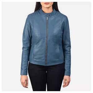Vestes élégantes pour femmes Veste en cuir Vêtements d'extérieur pour dames Vestes de motard décontractées et à la mode OEM ODM Vente en gros en vrac - Product Image 4