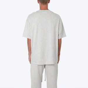 Venta caliente 240gsm Drop Shoulder T-shirt Venta al por mayor de algodón en blanco Camiseta personalizada Heavyweight Men T-shirt Camiseta de gran tamaño - Product Image 6