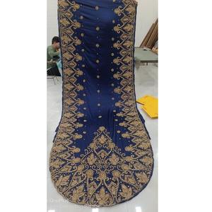 El mejor proveedor de vestido Dirac somalí de lujo con adornos de cuentas a mano y detalles finos para eventos formales disponibles para la venta - Product Image 2