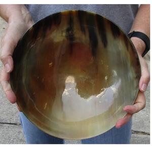 Juego de cuencos para servir de cuerno Natural de marca de alta calidad, cuencos de afeitar pulidos hechos a mano, directos de la India, técnica tallada en casa - Product Image 1