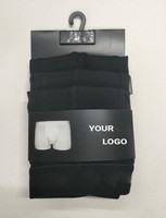 Boxers basiques pour hommes, avec logo personnalisé, avec ceinture élastique et pochette de renflement, fourniture directe de l'usine, de grande taille