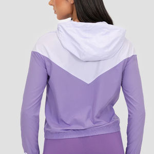 Veste coupe-vent pour femmes en plein air, conception personnalisée du service OEM, vêtements pour femmes, vêtements pour femmes, veste coupe-vent de qualité supérieure - Product Image 2