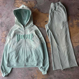 Ropa activa Venta caliente de moda Slim Fit Hombres Chándal Ropa de entrenamiento Cómodo Cremallera Hombres Chándal para venta en línea - Product Image 6