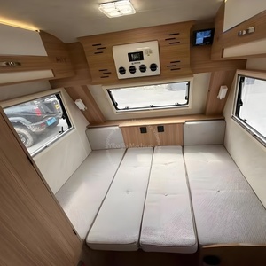 Tùy chỉnh nhôm <span class=keywords><strong>RV</strong></span> Motorhome du lịch ngoài trời Trailer hộ gia đình nhỏ nhà Caravan di động sống cắm trại Trailer một phòng ngủ - Product Image 4