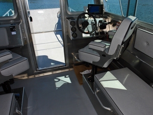 Kinocean – bateau haut de gamme entièrement soudé, 25 pieds, 15 personnes, en aluminium, Yacht artisanal, fonctionne avec la Console de cabine, à vendre - Product Image 5