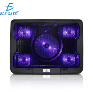 Support de refroidissement pour ordinateur portable USB avec 5 ventilateurs, en plastique, pour ordinateur et jeux vidéo - Product Image 1