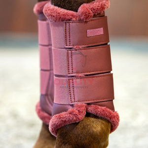 Bottes de brossage de cheval absorbant les chocs pour la protection des tendons et des fetlocks Bottes d'équitation sur mesure fabriquées au Pakistan - Product Image 5
