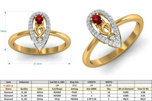 Trend High Demand <b>Statement</b> <b>Ring</b> Boho Pear Shape Garnet Zircon Brass <b>Ring</b> 18k Gold Plated Water Drop Wholesale <b>Ring</b> For Women - Product Image 4