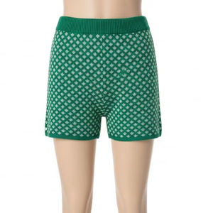 Shorts en maille imprimés en coton et élasthanne, extensibles, respirants, pour l'été, le fitness et les loisirs – Recherchez et achetez en ligne - Product Image 4