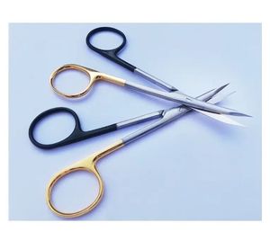 Instrumentos quirúrgicos médicos Instrumentos quirúrgicos avanzados Tijeras quirúrgicas TC Iris Tijeras de primeros auxilios de hoja recta - Product Image 2