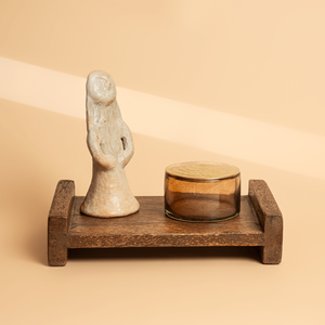 เทียนและน้ำหอมมิราธ แพ็คในขวดแก้วสีเขียวน้ำผึ้งเข้ม - Product Image 1