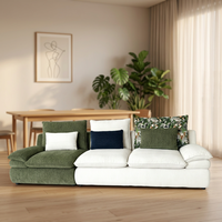 Canapé-lit confortable pour les salons domestiques, ensembles de canapés pour les halls d'hôtels cinq étoiles, et ensembles de meubles de salon intérieurs pour appartements.