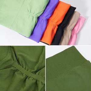 Nuevo logotipo personalizado Push Up Gimnasio sin costuras Ropa deportiva para mujer Ropa activa Pantalones de yoga Leggings para mujer - Product Image 6