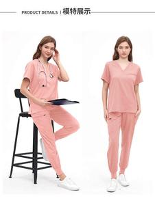 Ensembles d'uniformes d'infirmière unisexe à séchage rapide rayonne tissée et spandex taille XL à la mode, élégant, livraison rapide modèle OEM - Product Image 4