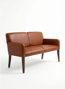 Canapé de salle d'attente moderne en similicuir deux places 2026 avec pieds en bois – Durable, style minimaliste, idéal pour bureau, maison, salon ou usage commercial - Product Image 2