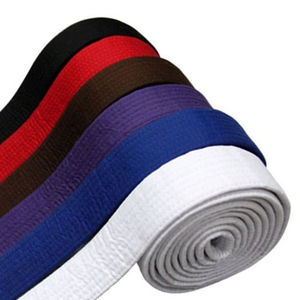 Cinturones de tejido de perlas BJJ de último diseño hechos por profesionales, recién llegados, cinturones de tejido de perlas BJJ de peso ligero, ropa de artes marciales - Product Image 3