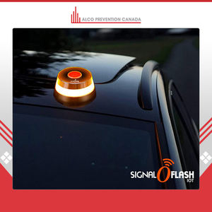 Feux de signalisation d'urgence pour véhicules IOT SIGNALOFLASH de haute qualité, protection IP54, fréquence de clignotement de 0,8 et 2 Hz, haute visibilité, provenant du Canada - Product Image 3