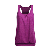 Camiseta Deportiva de Verano 2025, Nuevo Diseño, Talla Grande, para Mujer, Color Sólido, para Fitness, Entrenamiento, Sin Mangas, Transpirable, de Secado Rápido, con Estampado Personalizado