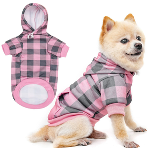 Small <b>Dog</b> Winter Hooded Vest Best Fleece Pullover <b>Dog</b> Hoodie with Camo Design Cotton Pet Clothes for Spring Season - Product Image 4