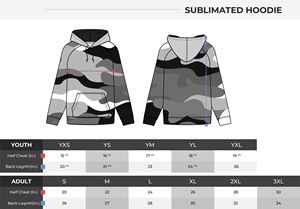 Sweat à capuche en polaire tendance avec impression par sublimation pour l'hiver, OEM ODM, étiquette privée, logo personnalisé, vêtements de sport coupe-vent - Product Image 5