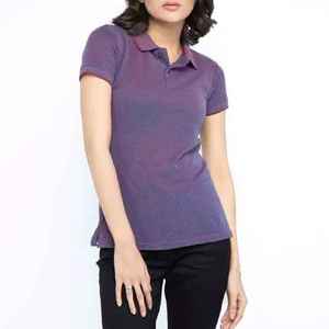 Venta al por mayor de calidad superior Logotipo de diseño personalizado de las mujeres de talla grande de algodón transpirable Polo personalizado OEM diseños Logotipo de punto - Product Image 1