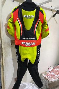 Combinaison de course en cuir sur mesure pour moto, une pièce, vêtements de piste, cuir de vache, protection pour motard, combinaison de moto en cuir véritable de qualité supérieure - Product Image 2