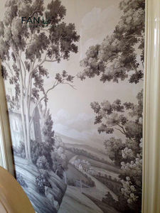 Papel pintado bordado pintado a mano puro de estilo occidental Vintage para la pared del hogar - Product Image 3