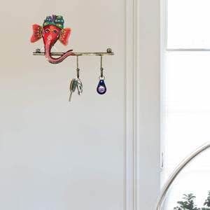 Gancho de Pared Decorativo de Metal con Diseño de Ganesh Ji, con 2 Ganchos, para la Entrada del Hogar, Sala de Estar y Regalos, Apto para Pedidos al por Mayor - Product Image 2