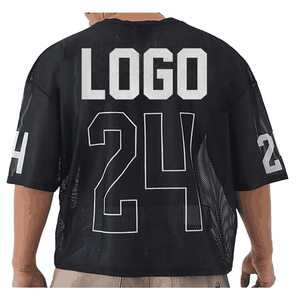 T-shirt de gymnastique à séchage rapide en polyester 100% coton personnalisable pour hommes T-shirt en jersey de maille respirant Nouveau motif solide en tissu éponge - Product Image 5