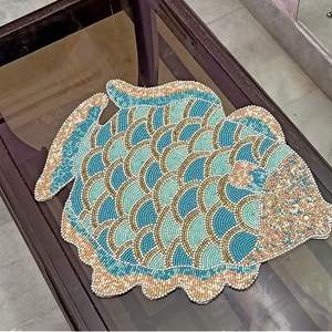 2024 precio al por mayor de diseñador único colorido con cuentas decorativas camino de mesa precio con descuento disponible - Product Image 6