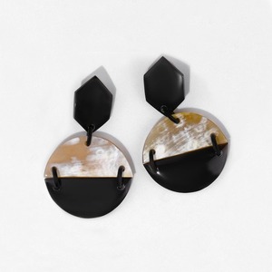Pendientes Colgantes de Cuerno de Búfalo Personalizados, Ligeros, Hechos a Mano, Estilo Tribal, al por Mayor - Product Image 1