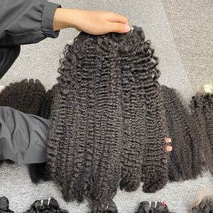 Extensions de cheveux vierges Remy à double trame, ondulation naturelle bouclée crépue vietnamienne HVN - Product Image 6